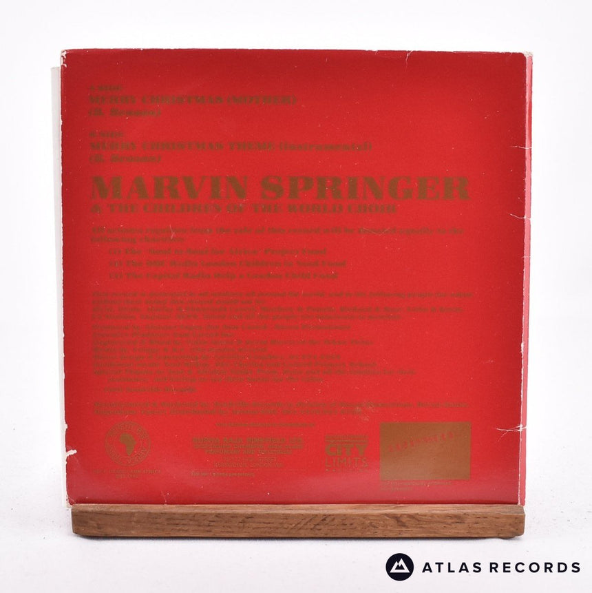 Marvin Springer - Merry Christmas - Gatefold 7" Vinyl Record - VG+/VG+