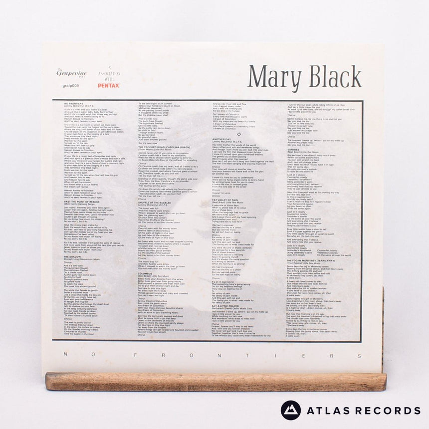 Mary Black - No Frontiers - A1 B1 LP Vinyl Record - VG+/VG+