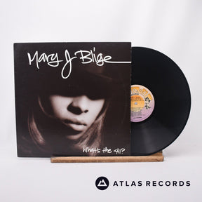 Mary J. Blige What's The 411? LP Vinyl Record - Front Cover & Record