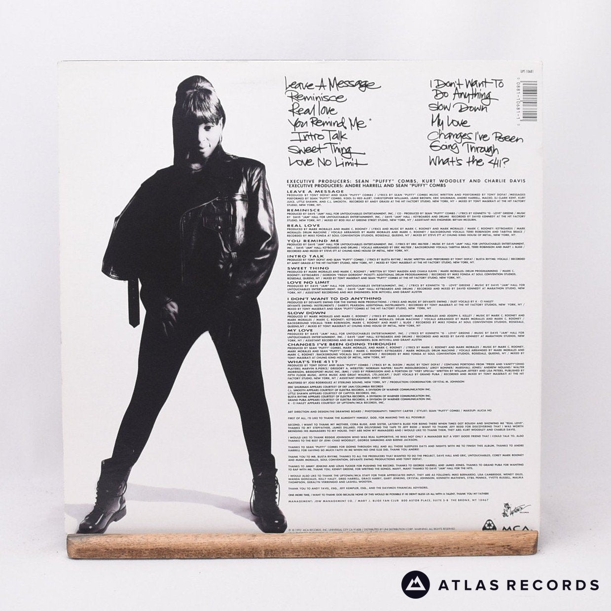 Mary J. Blige What's The 411? LP Vinyl Record VG+/VG – Atlas Records