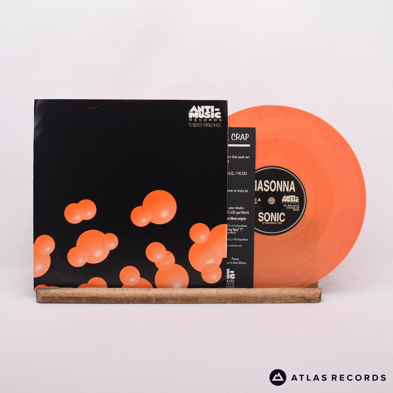 Masonna Astro Harshtronism EP 8" Vinyl Record - Front Cover & Record