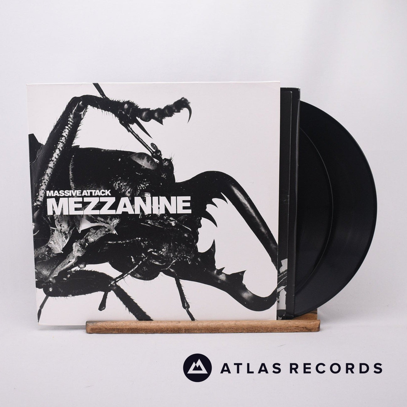 Massive Attack Mezzanine 2 x LP Vinyl Record - Front Cover & Record