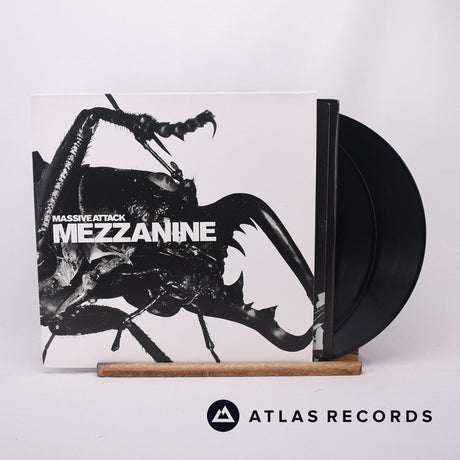 Massive Attack Mezzanine 2 x LP Vinyl Record - Front Cover & Record