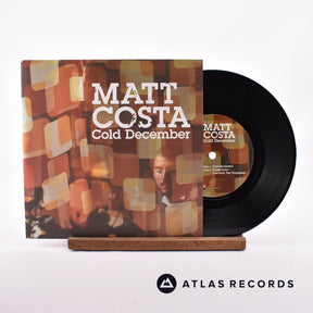Matt Costa Cold December 7" Vinyl Record - Front Cover & Record