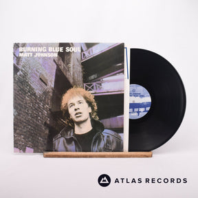 Matt Johnson Burning Blue Soul LP Vinyl Record - Front Cover & Record