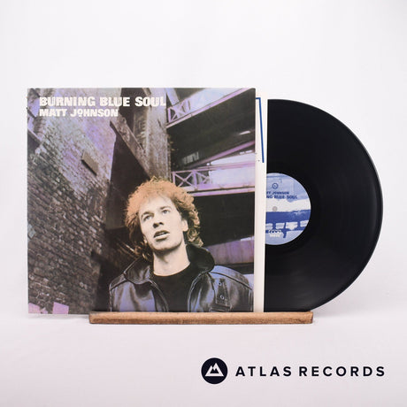 Matt Johnson Burning Blue Soul LP Vinyl Record - Front Cover & Record