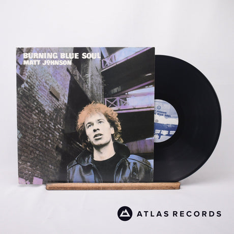 Matt Johnson Burning Blue Soul LP Vinyl Record - Front Cover & Record