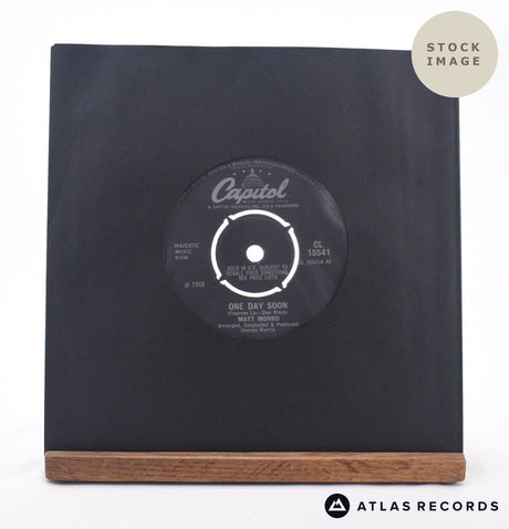 Matt Monro One Day Soon 7" Vinyl Record - Sleeve & Record Side-By-Side
