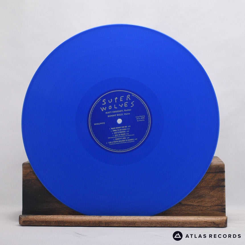 Matt Sweeney - Superwolves - Ocean Blue Limited Edition LP Vinyl Record - EX/EX