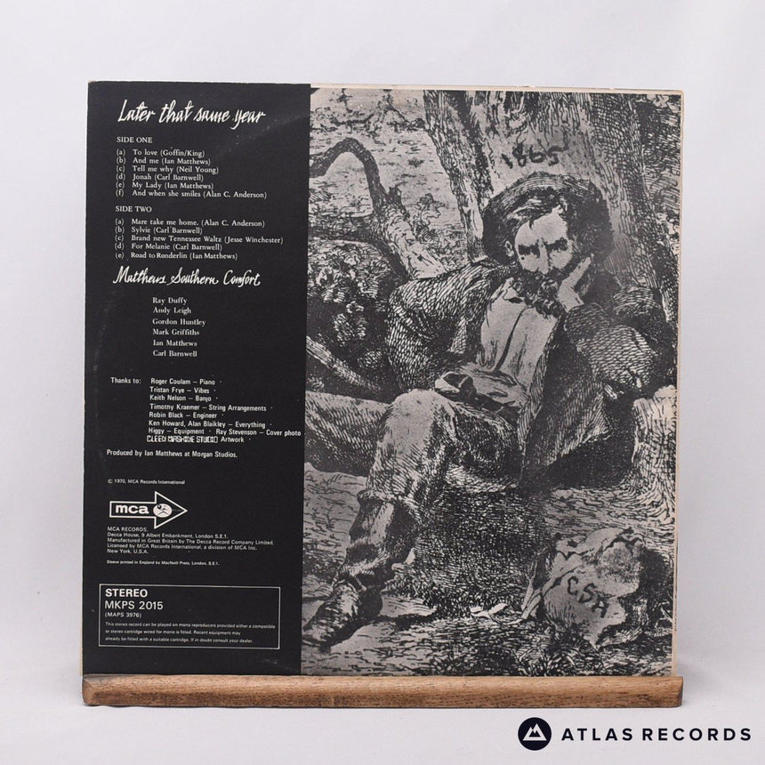 Matthews' Southern Comfort - Later That Same Year - LP Vinyl Record - EX/EX