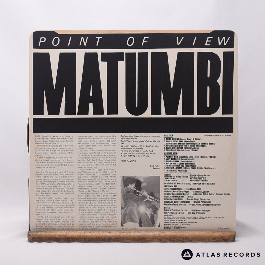 Matumbi - Point of View - A-2 B-2 LP Vinyl Record - VG+/EX