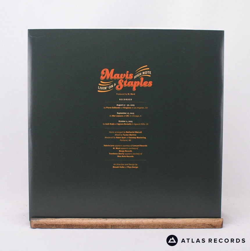 Mavis Staples - Livin' On A High Note - 180G LP Vinyl Record - NM/NM