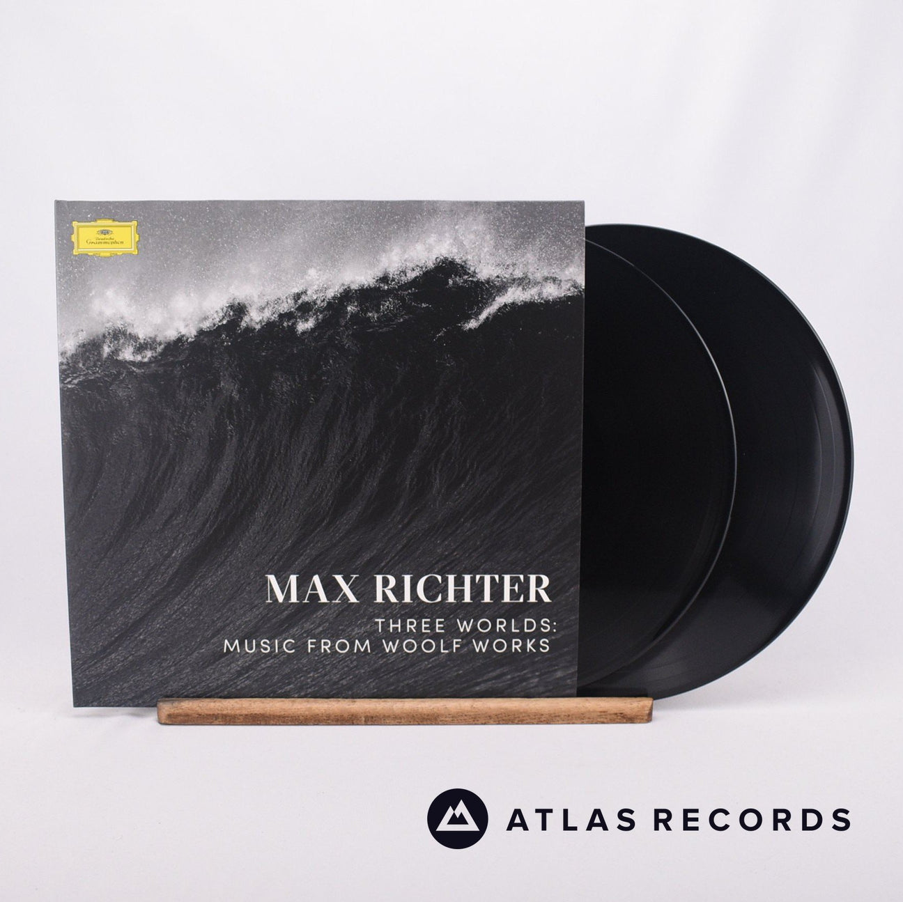 Max Richter Three Worlds: Music From Woolf Works Double LP Vinyl Record - Front Cover & Record