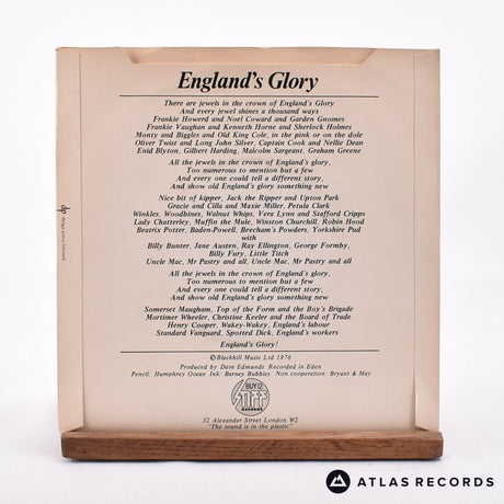 Max Wall - England's Glory - 7" Vinyl Record - VG+/EX