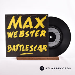 Max Webster Battle Scar 7" Vinyl Record - Front Cover & Record