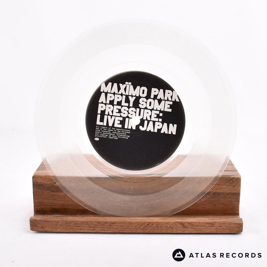 Maxïmo Park - Apply Some Pressure - Transparent 7" Vinyl Record - NM/NM