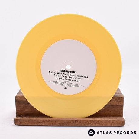 Maxïmo Park - Girls Who Play Guitars - Yellow 7" Vinyl Record - NM/NM