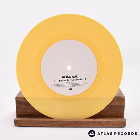 Maxïmo Park - Girls Who Play Guitars - Yellow 7" Vinyl Record - NM/NM
