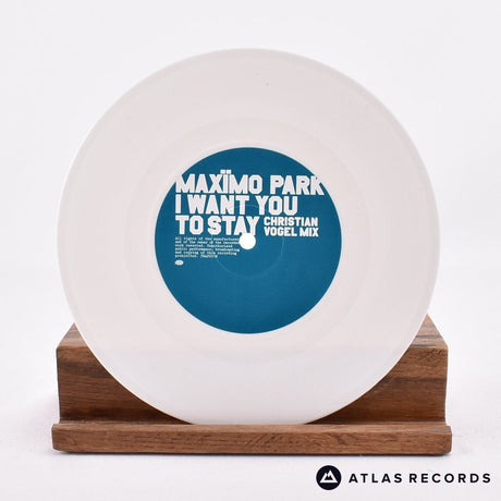Maxïmo Park - I Want You To Stay - White Limited Edition 7" Vinyl Record - NM/NM