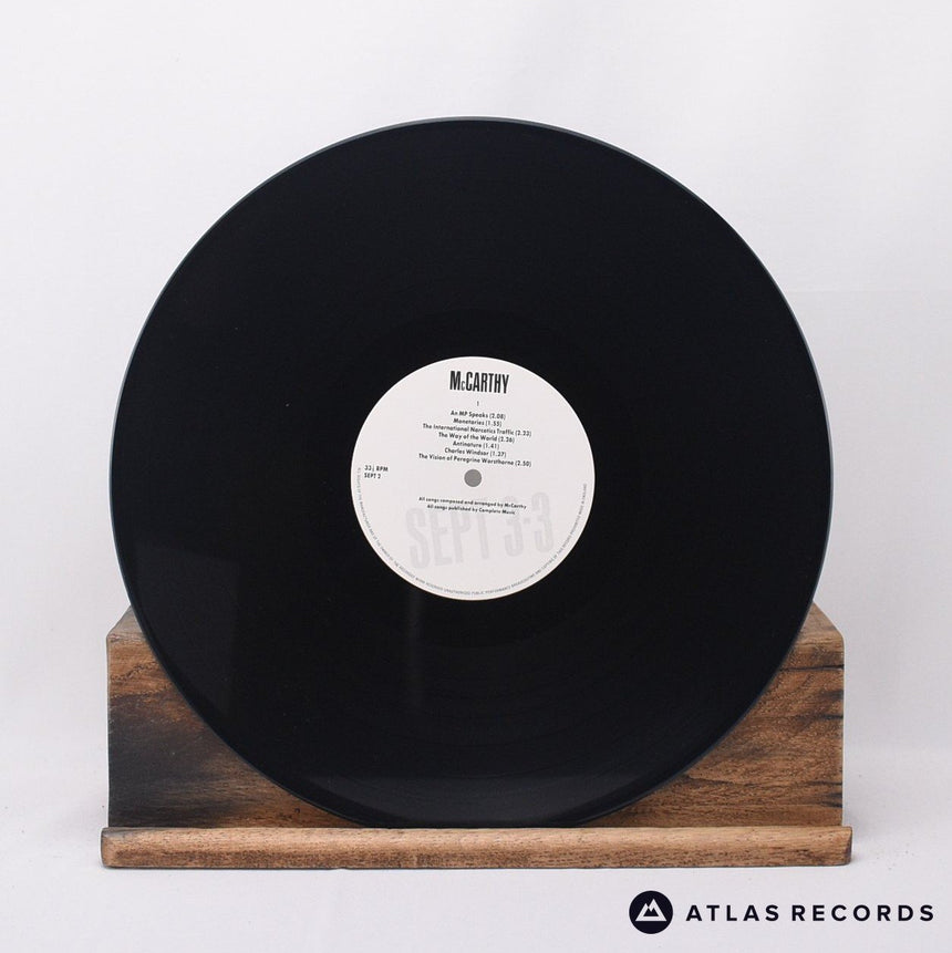 McCarthy - I Am A Wallet - Lyric Sheet A2 B2 LP Vinyl Record - EX/EX