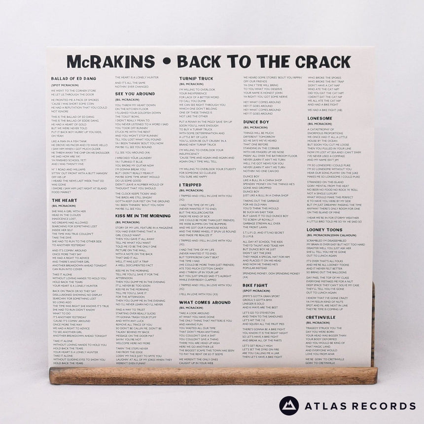 McRackins - Back To The Crack - LP Vinyl Record - EX/EX