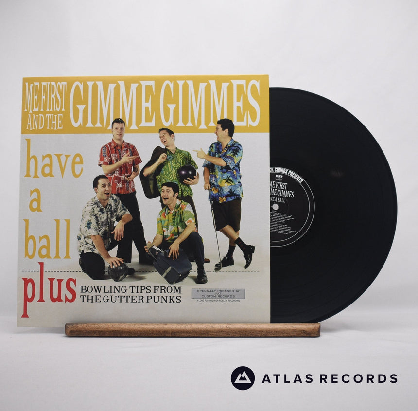 Me First And The Gimme Gimmes Have A Ball LP Vinyl Record - Front Cover & Record