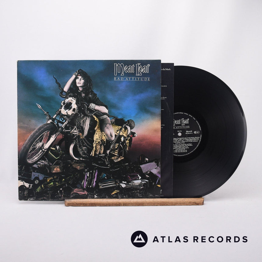 Meat Loaf Bad Attitude LP Vinyl Record - Front Cover & Record