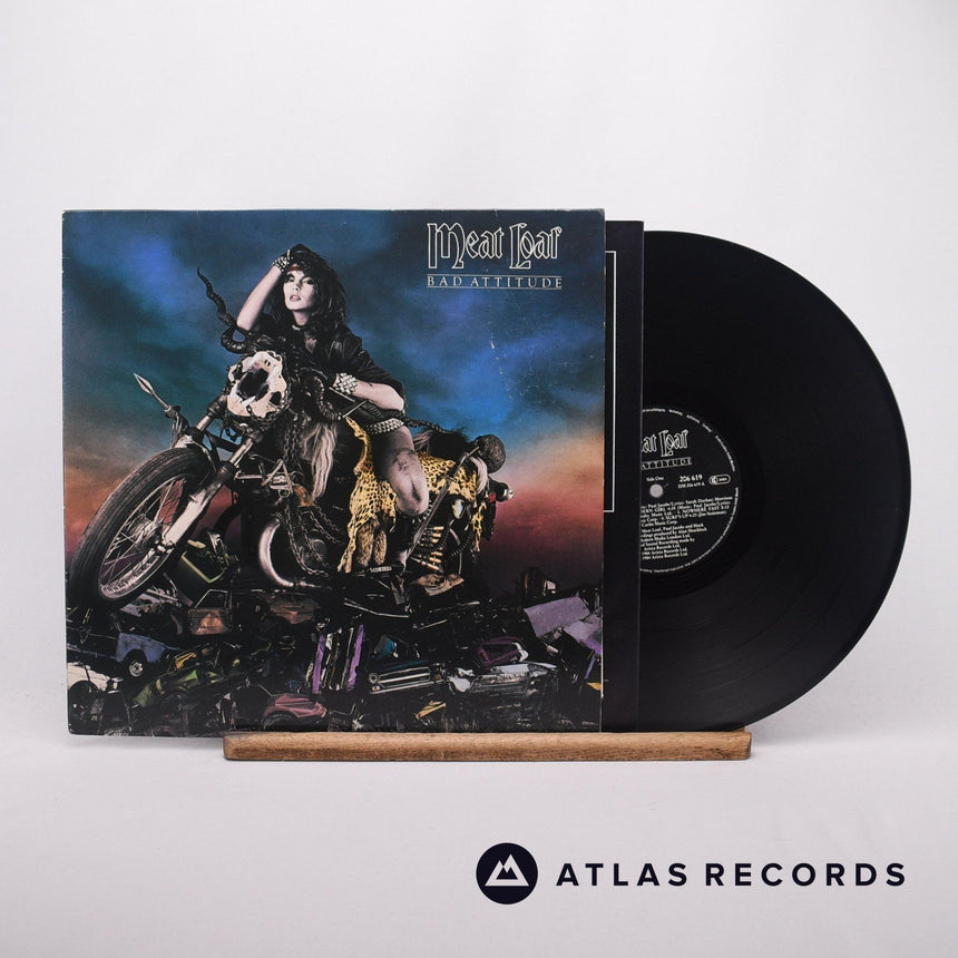 Meat Loaf Bad Attitude LP Vinyl Record - Front Cover & Record