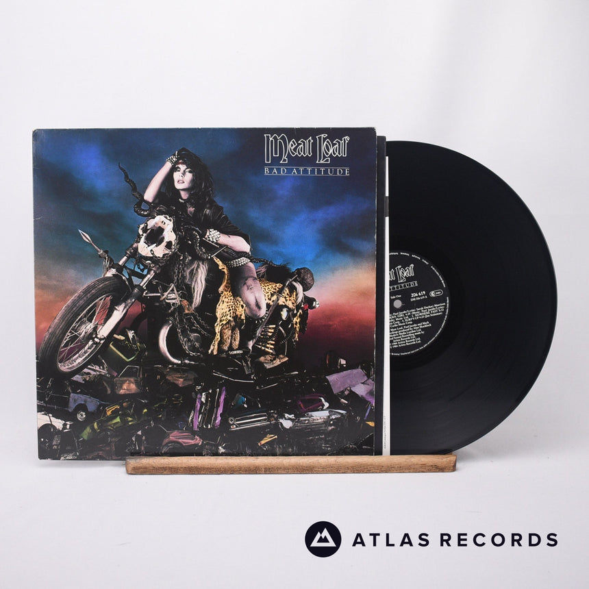 Meat Loaf Bad Attitude LP Vinyl Record - Front Cover & Record