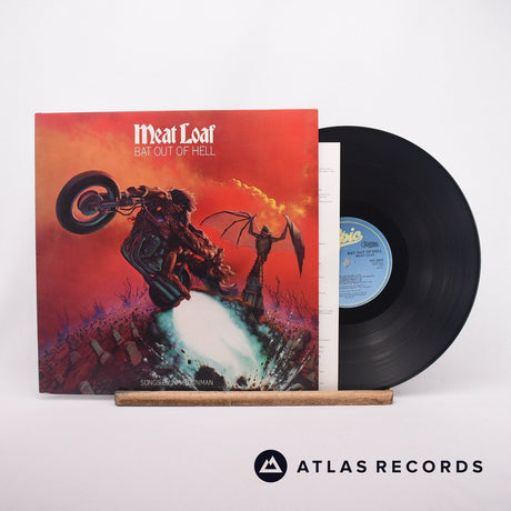 Meat Loaf Bat Out Of Hell LP Vinyl Record - Front Cover & Record