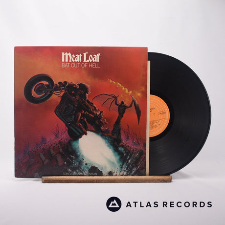 Meat Loaf Bat Out Of Hell LP Vinyl Record - Front Cover & Record