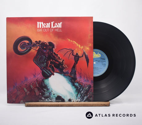 Meat Loaf Bat Out Of Hell LP Vinyl Record - Front Cover & Record