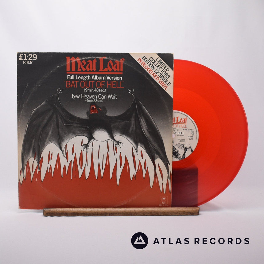 Meat Loaf Bat Out Of Hell 12" Vinyl Record - Front Cover & Record