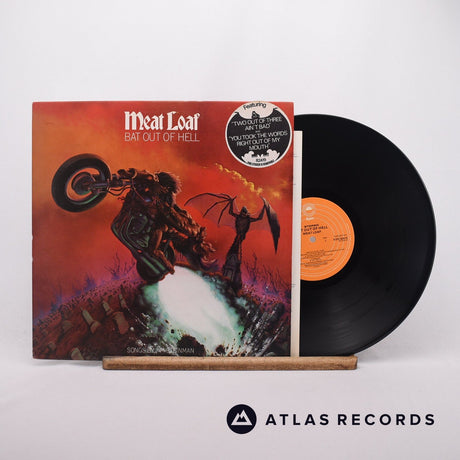 Meat Loaf Bat Out Of Hell LP Vinyl Record - Front Cover & Record