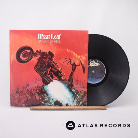 Meat Loaf Bat Out Of Hell LP Vinyl Record - Front Cover & Record