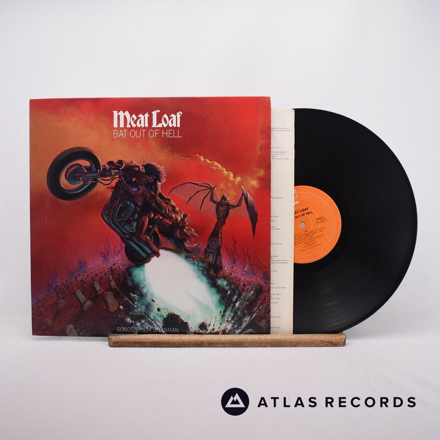 Meat Loaf Bat Out Of Hell LP Vinyl Record - Front Cover & Record