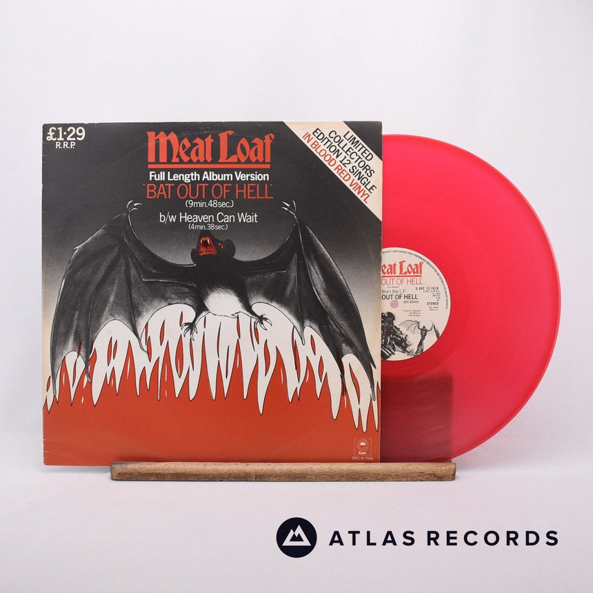 Meat Loaf Bat Out Of Hell 12" Vinyl Record - Front Cover & Record
