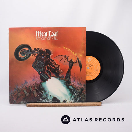 Meat Loaf Bat Out Of Hell LP Vinyl Record - Front Cover & Record
