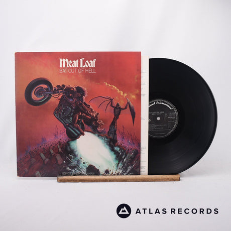 Meat Loaf Bat Out Of Hell LP Vinyl Record - Front Cover & Record