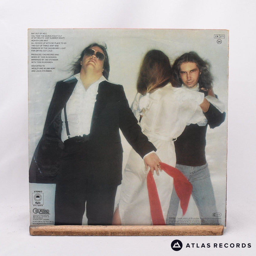 Meat Loaf - Bat Out Of Hell - Lyric Sheet Reissue LP Vinyl Record - VG+/EX