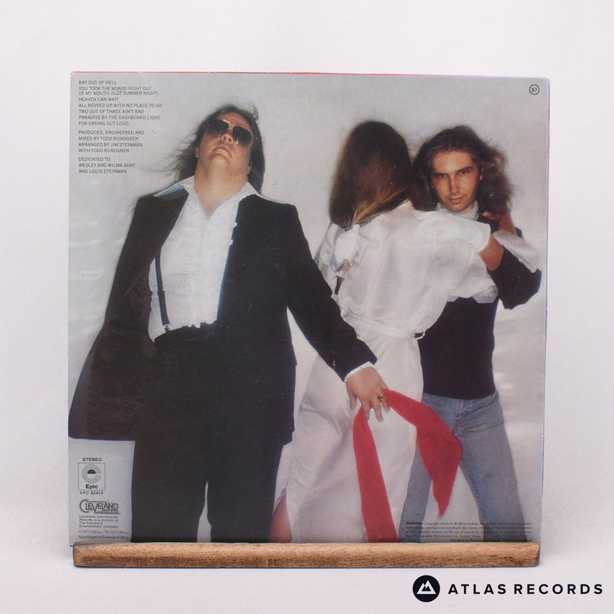 Meat Loaf - Bat Out Of Hell - Reissue LP Vinyl Record - EX/EX
