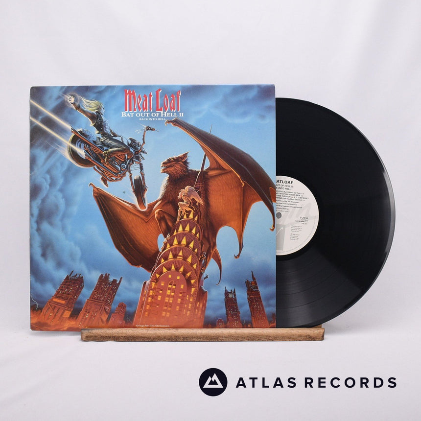 Meat Loaf Bat Out Of Hell II: Back Into Hell LP Vinyl Record - Front Cover & Record