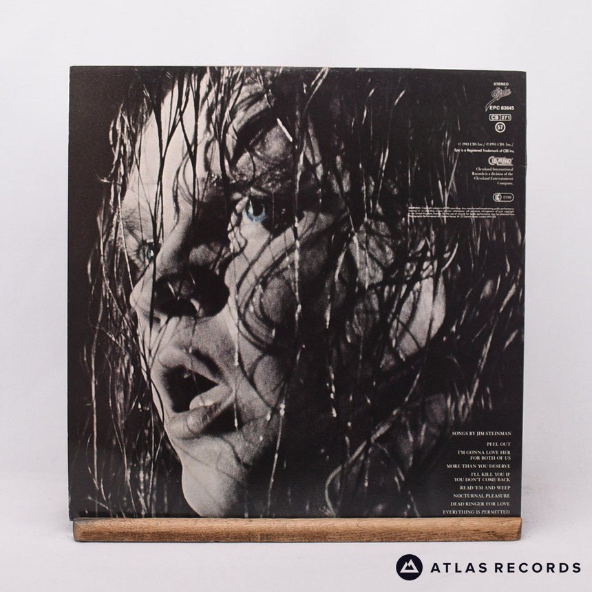 Meat Loaf - Dead Ringer - Lyric Sheet LP Vinyl Record - EX/EX