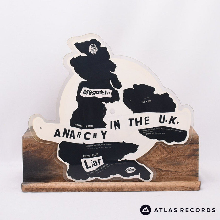 Megadeth - Anarchy In The U.K. - Picture Disc 7" Vinyl Record - VG+