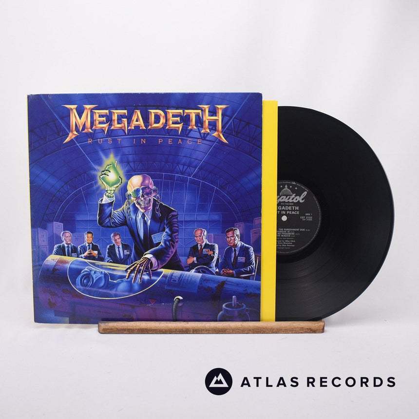 Megadeth Rust In Peace LP Vinyl Record - Front Cover & Record