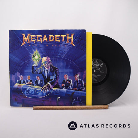 Megadeth Rust In Peace LP Vinyl Record - Front Cover & Record