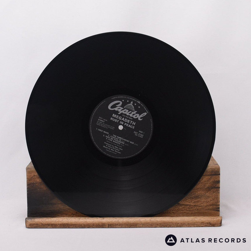 Megadeth - Rust In Peace - A-1 B-1 LP Vinyl Record - VG+/VG