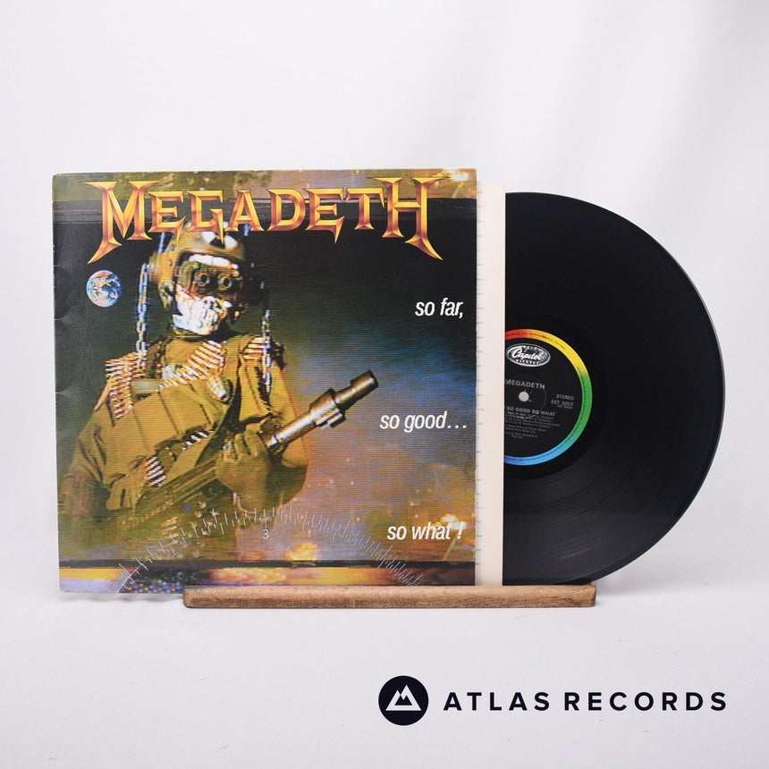Megadeth So Far, So Good... So What! LP Vinyl Record - Front Cover & Record