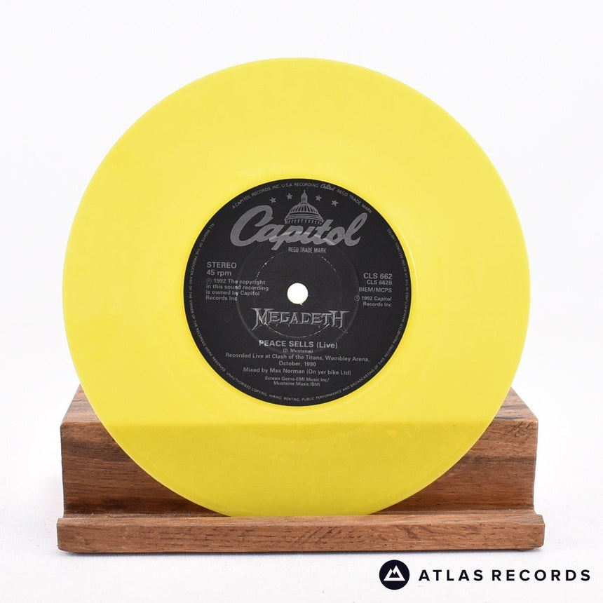 Megadeth - Symphony Of Destruction - Yellow 7" Vinyl Record - EX/EX