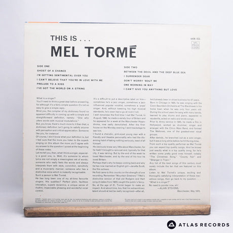 Mel Tormé - This Is . . . Mel Tormé - Reissue LP Vinyl Record - EX/NM